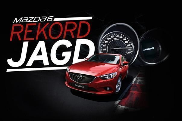 Die Japaner wollen in Papenburg mit drei Serien-Mazda6 Geschwindigkeitsrekorde brechen. Foto: Mazda/ dpp-AutoReporter